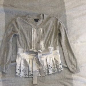 Grey cardigan